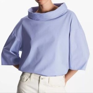 COS Light Blue Tunic Top